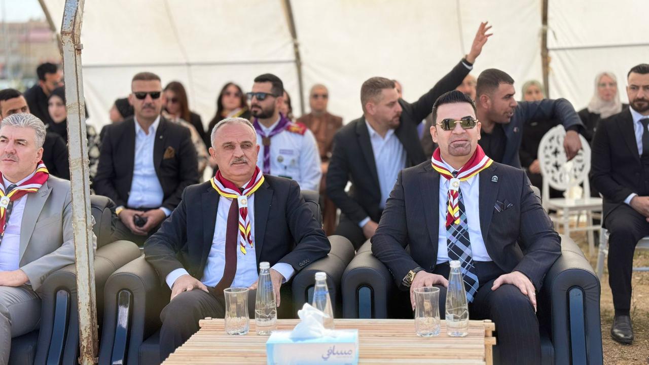 افتتاح المخيم الكشفي