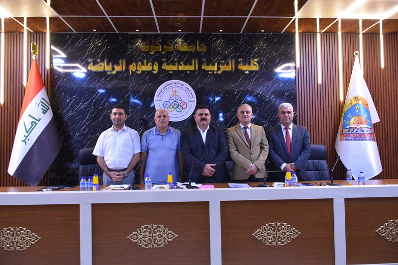 The Dean of the College of Physical Education and Sports Sciences participates in the membership of the committee to approve the title of a master’s thesis