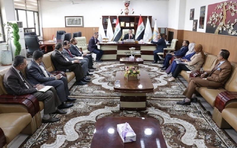 لجنة استدامة الطاقة في جامعة كركوك تواصل اعمالها الخاصة بالتصنيف العالمي للجامعات