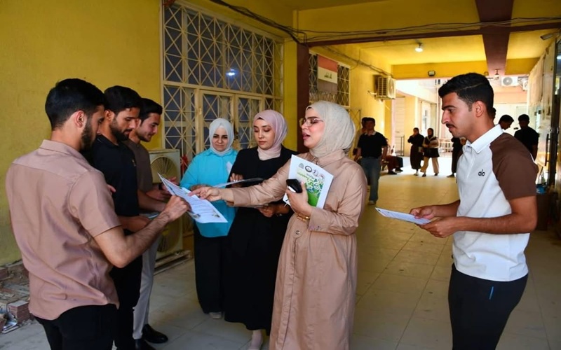جامعة كركوك تنفذ حملة توعوية حول أهمية الطاقة واستدامتها