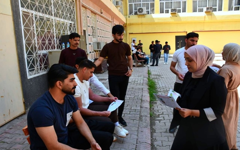 جامعة كركوك تنفذ حملة توعوية حول أهمية الطاقة واستدامتها