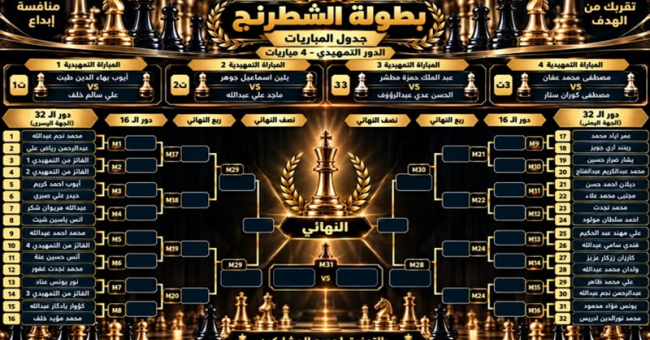  كلية علوم الحاسوب تفتتح بطولة الشطرنج للطلبة