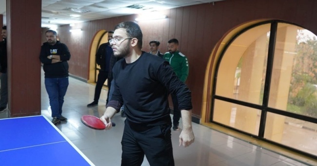 كلية علوم الحاسوب تحصد المركز الرابع في بطولة جامعة كركوك لكرة المنضدة للطلاب