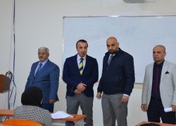 كلية علوم الحاسوب وتكنولوجيا المعلومات تستقبل اللجنة المركزية للامتحانات