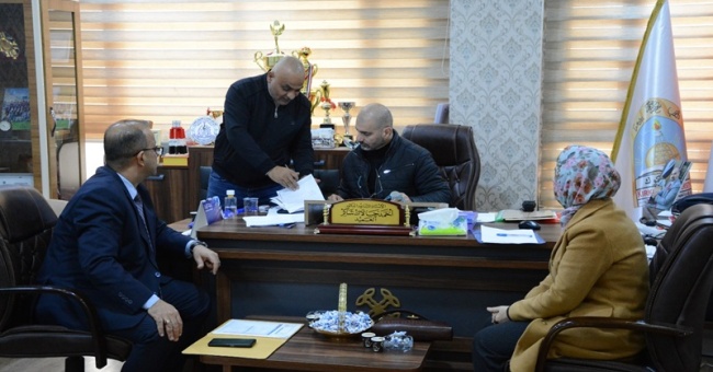 كلية علوم الحاسوب وتكنولوجيا المعلومات تستقبل اللجنة المركزية لمتابعة القبول في جامعة كركوك