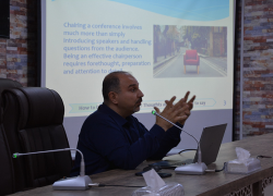 The College of Computer Science and Information Technology organizes a workshop on managing a session at a global conference