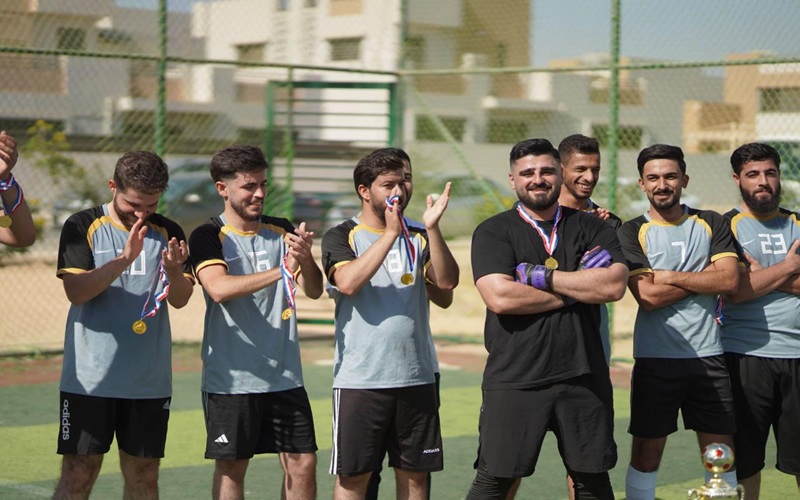 كلية علوم الحاسوب وتكنولوجيا المعلومات تختتم بطولة المحبة