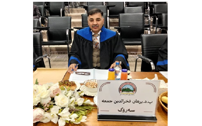 تدريسي في كلية علوم الحاسوب وتكنولوجيا المعلومات يترأس لجنة مناقشة ماجستير في جامعة السليمانية