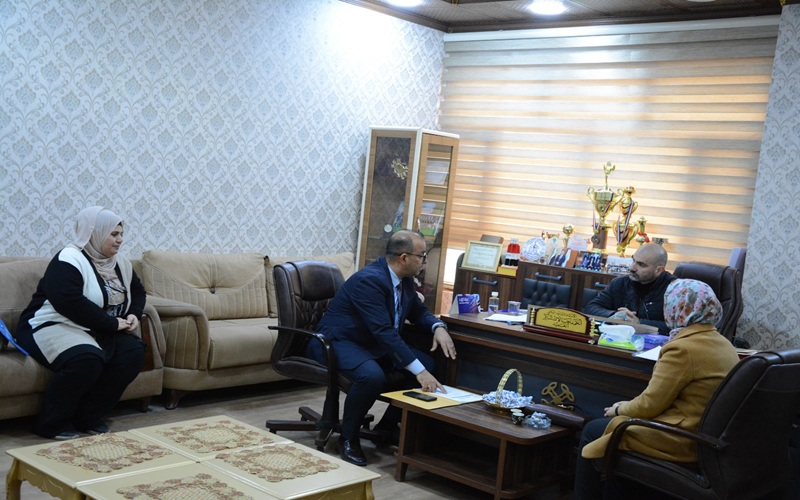 كلية علوم الحاسوب وتكنولوجيا المعلومات تستقبل اللجنة المركزية لمتابعة القبول في جامعة كركوك