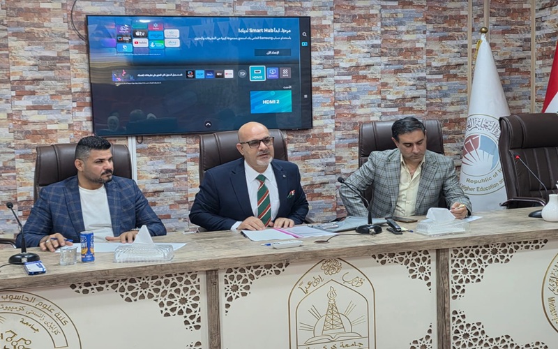 استمرار أعمال اللجنة الأكاديمية لمتابعة طلبة الدراسات العليا في كلية علوم الحاسوب وتكنولوجيا المعلومات لليوم الثاني