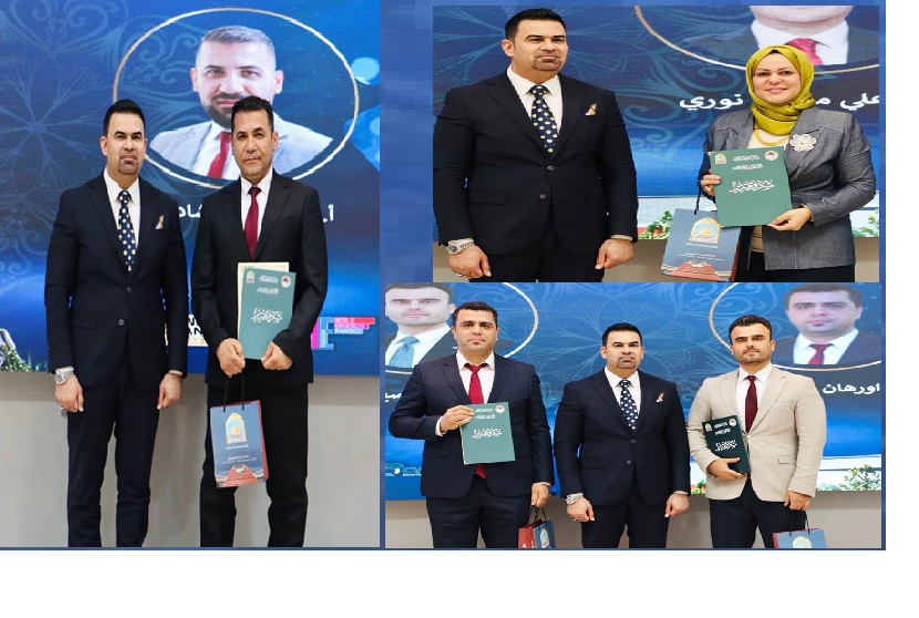 السيد رئيس الجامعة يكرّم باحثين متميزين من كلية علوم الحاسوب