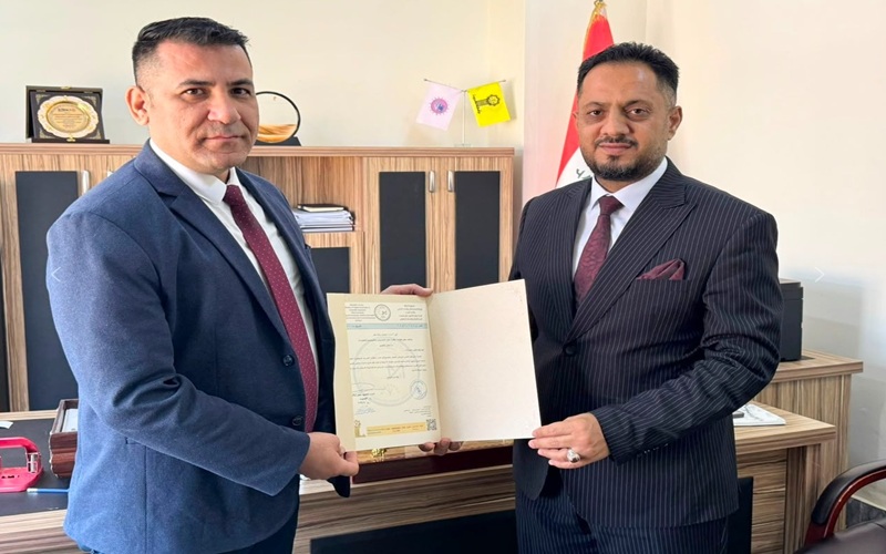 تدريسي في كلية علوم الحاسوب يشارك مناقشة اطروحة دكتوراه في جامعة تكريت