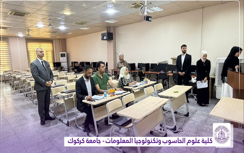 كلية علوم الحاسوب وتكنولوجيا المعلومات تناقش مشاريع التخرج لطلبة المرحلة الرابعة