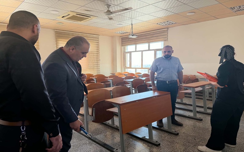 جانب من زيارة لجنة رئاسة الجامعة - صورة 4