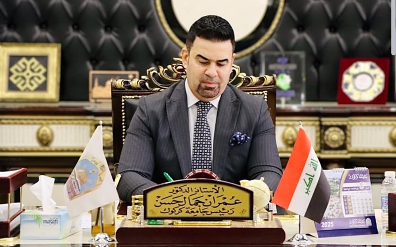 رئيس جامعة كركوك يبارك لطلبة المراحل المنتهية انتهاء وتميز مشوارهم الدراسي
