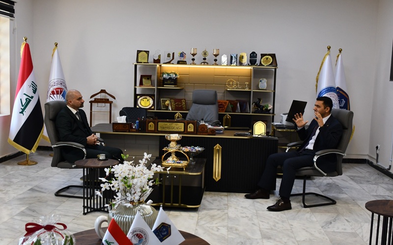 عمادة كلية علوم الحاسوب وتكنولوجيا المعلومات تزور الكلية التقنية الهندسية للحاسوب والذكاء الاصطناعي بالجامعة التقنية الشمالية