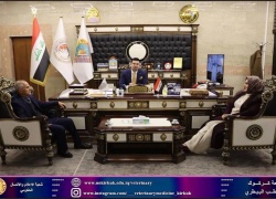 في ختام اعمالها في كلية الطب البيطري رئيس جامعة كركوك يثمن جهود الوفد الوزاري