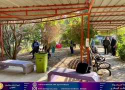 الطب البيطري تنظم حملة تهذيب وادامة للحدائق 