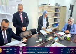 اللجنة المركزية لمتابعة آلية سير الامتحانات تزور كلية الطب البيطري 