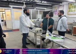 كلية الطب البيطري تستقبل حالة مرضية