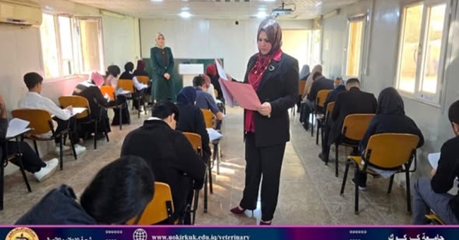 إختتام امتحانات الفصل الدراسي الأول لطلبة المرحلة الاولى 