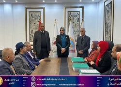 زيارة الوفد الوزاري لمنح الاعتماد البرامجي لكليات الطب البيطري في الجامعات العراقية لكلية الطب البيطري 