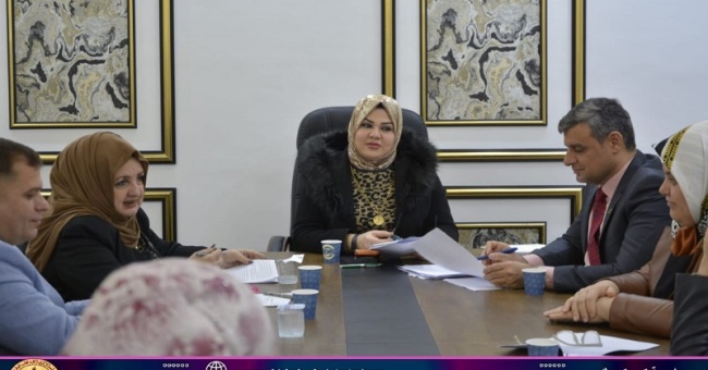 زيارة لجنة ديوان الرقابة المالية الاتحادية إلى الكلية 