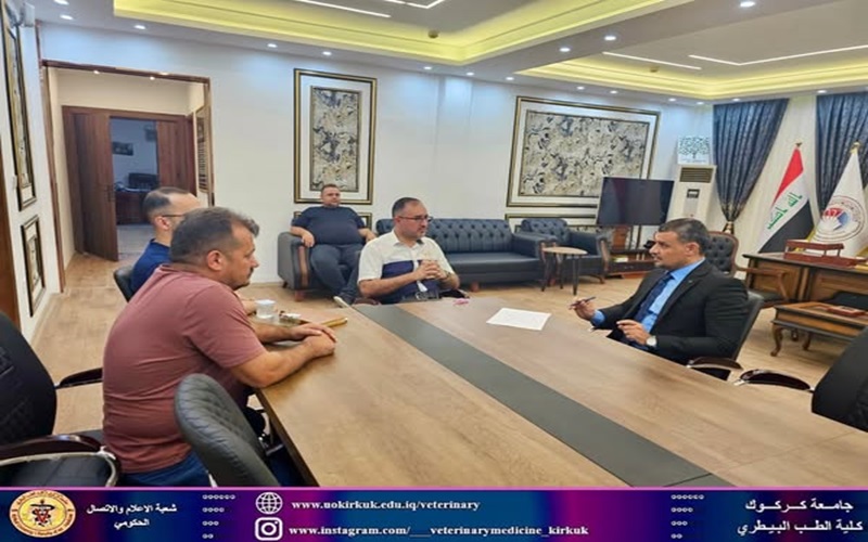 زيارة لجنة من رئاسة الجامعة لفحص وتقييم الأبنية والقاعات الدراسية في الكلية