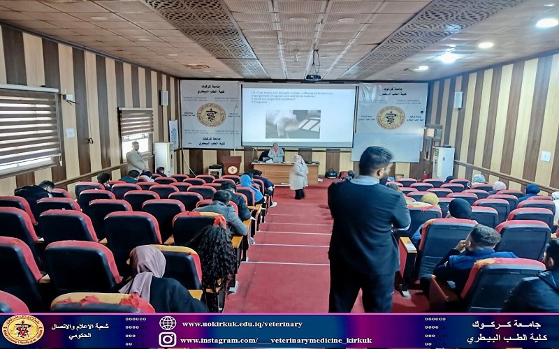 طلبة المراحل المنتهية يجرون اختبار أوسكي في الكلية