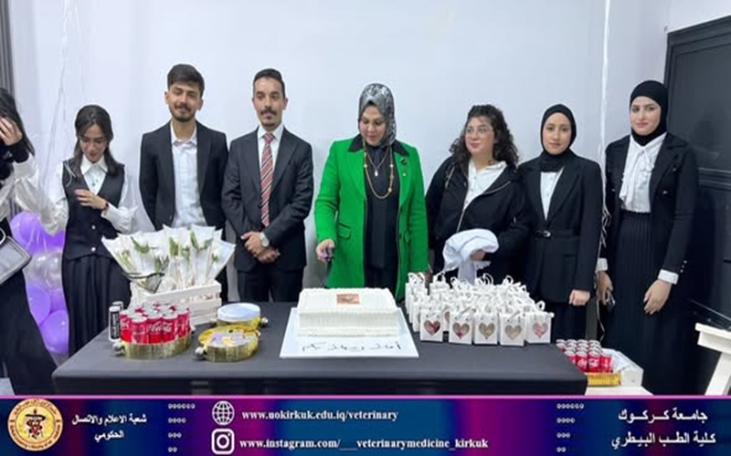 لطب البيطري تنظم احتفالية لاستقبال طلبة المرحلة الاولى 