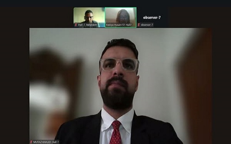  تدريسي في كلية الطب البيطري يشارك في مؤتمر علمي دولي عبر منصة إلكترونية في الجمهورية التركية