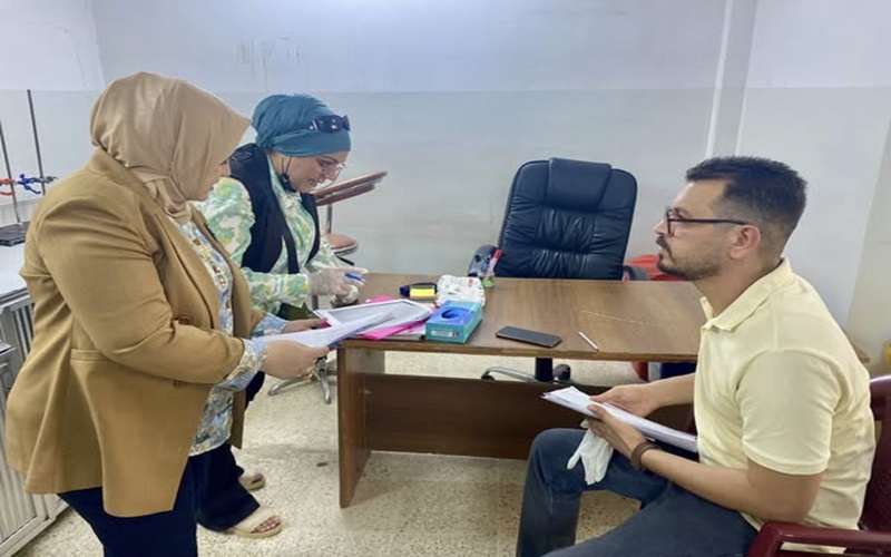 زيارة لجنة اتلاف المواد الكيميائية والبايلوجية إلى كلية الطب البيطري 