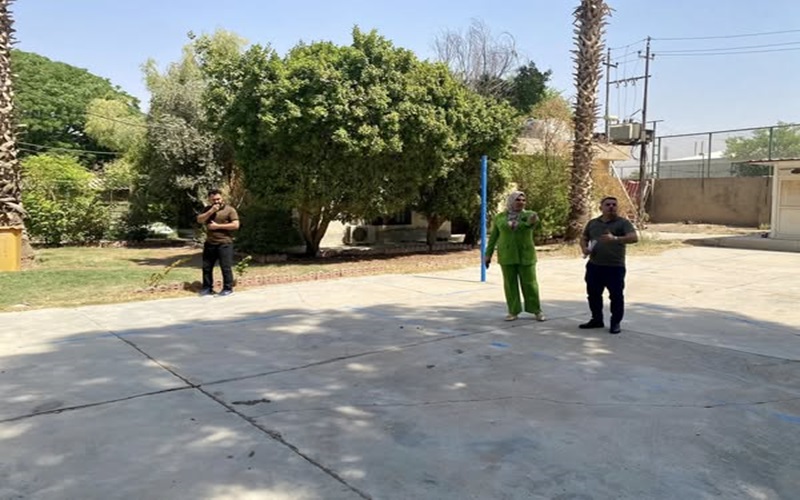 عميد كلية الطب البيطري تتفقد المراحل النهائية لانجاز الاعمال في الكلية 