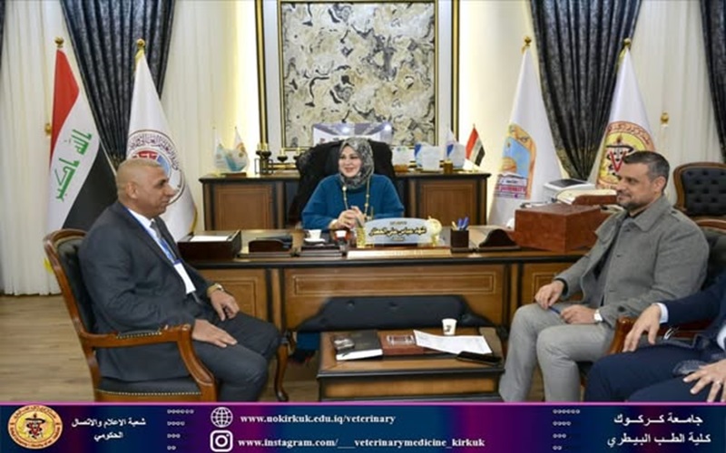 زيارة الفريق التقييمي التابع للجنة المركزية لتقييم مختبرات كليات الجامعة إلى الكلية 