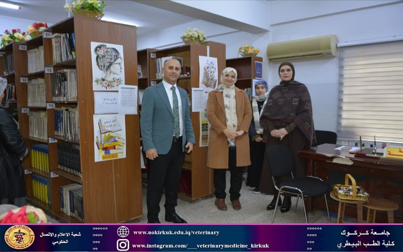 زيارة طلبة كلية التمريض إلى مكتبة الكلية 