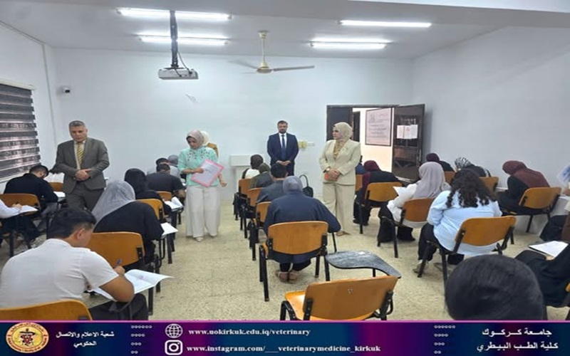 أنطلاق الامتحانات النهائية لطلبة المرحلة ألأولى 