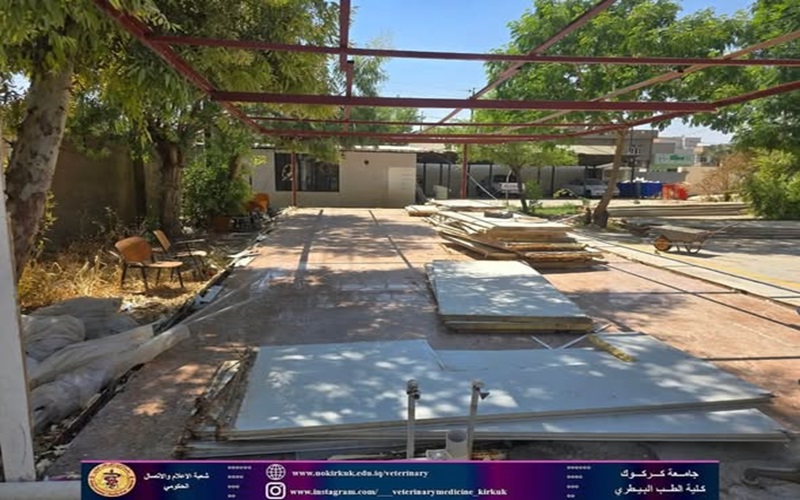 The Faculty of Veterinary Medicine is conducting a campaign to remove sandwich panel structures.